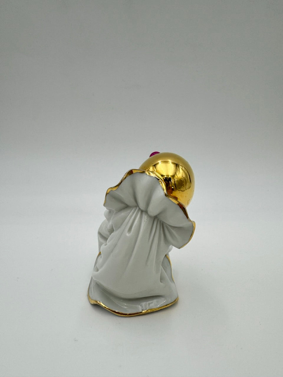 RG Oggetti Capodimonte & Limoges Boy Harlequin Clown Colored Swarovski Crystals